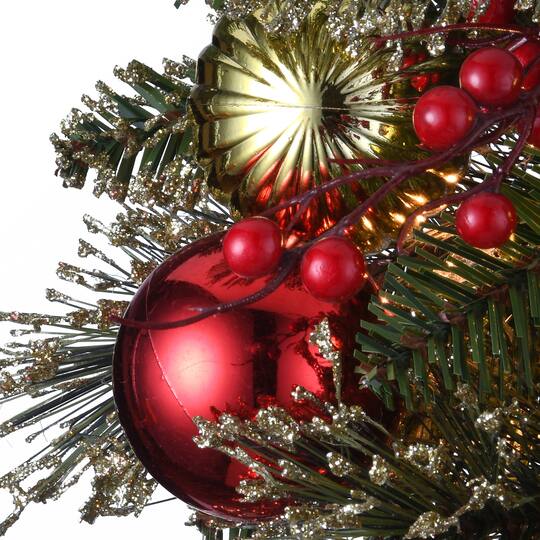 2ft. Pre-Lit Dakota Pine Artificial Christmas Tree, Warm White LED Lights